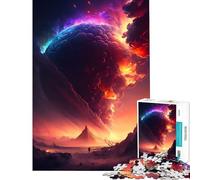 Puzzle per adulti da 1000 pezzi a tema apocalisse aliena Gioco stimolante e rilassante ideale per attività in famiglia e come regalo di compleanno (dimensioni 75x50cm)