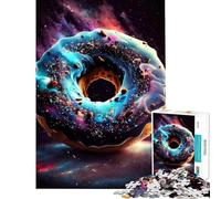 Puzzle per adulti da 1000 pezzi a tema ciambella cosmica una sfida avvincente da completare per tutta la famiglia Giocattolo decorativo da parete per maggiori di 14 anni Dimensioni 38x52cm