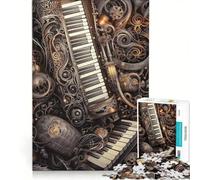 Puzzle per adulti da 1000 pezzi a tema Cyberpunk Orchestra, gioco pratico, rilassante e stimolante per la mente, regalo di compleanno, regalo di viaggio 50x75cm