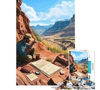 Puzzle per adulti da 1000 pezzi a tema geologia esplorazione studio e divertimento a casa migliora la memoria decorazione per la casa gioco per maggiori di 14 anni (50x75cm)