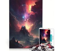 Puzzle per adulti da 1000 pezzi a tema pianeta alieno, gioco pratico, ideale per passare il tempo durante le vacanze a casa e per rafforzare l'amore di coppia 50x75cm