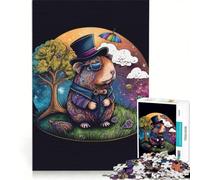 Puzzle per adulti da 1000 pezzi a tema porcellino d'India, gioco interattivo, impegnativo e stimolante, ideale come regalo per tutta la famiglia 50x75cm