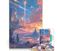 Puzzle per adulti da 1000 pezzi a tema razzo spaziale gioco pratico analisi e logica regalo per amici e familiari 38x26cm