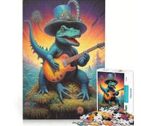 Puzzle per adulti da 1000 pezzi a tema Steampunk con dinosauri e serenate giochi per famiglie divertimento in famiglia compleanno e Natale 38x26cm