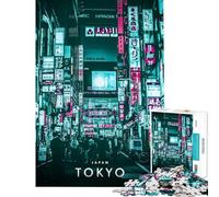 Puzzle per adulti da 1000 pezzi a tema Tokyo Cyberpunk in Giappone gioco educativo e stimolante per tutta la famiglia ideale come idea regalo (dimensioni 38x26cm)