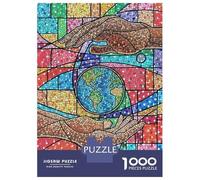 Puzzle Per Adulti Da 1000 Pezzi A World Between His Hands Puzzle Per Adulti Gioco Pratico Decorazione Da Parete Per Compleanno, Natale 52x38cm/1000pcs