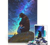Puzzle per adulti da 1000 pezzi "Abbraccio celeste", decorazione da parete, passatempo ideale per le vacanze a casa, gioco dal design accattivante 38x26cm
