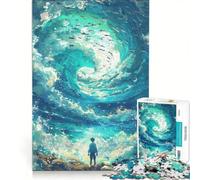 Puzzle per adulti da 1000 pezzi Abbraccio degli oceani gioco per famiglie difficile e stimolante compleanno e Natale 50x75cm