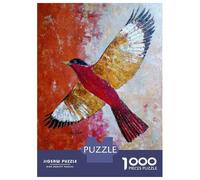 Puzzle Per Adulti Da 1000 Pezzi Abstract Bird Painting in Flight Puzzle Giochi Rilassanti Sfida Difficile Regali Unici Per Compleanno E Natale 52x38cm/1000pcs