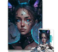 Puzzle per adulti da 1000 pezzi affascinante ragazza adolescente giochi divertenti per famiglie ideale come regalo per tutta la famiglia 75x50cm