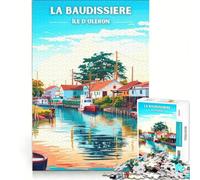 Puzzle per adulti da 1000 pezzi Affiche Charente Maritime | 38x52cm Vacanza a casa per passare il tempo per rilassarsi per stimolare la mente ideale come regalo.