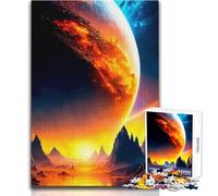 Puzzle per adulti da 1000 pezzi, ALBA DORATA, tranquillo e rilassante, ideale per il tempo libero, taglio preciso, giocattolo artigianale, dimensioni 50x75cm