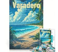 Puzzle per adulti da 1000 pezzi: Alba sulla spiaggia di Varadero, gioco rompicapo, per divertimento in famiglia, per rafforzare l'amore tra le coppie 50x75cm