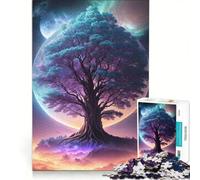 Puzzle per adulti da 1000 pezzi Albero Cosmico della Vita, giochi educativi, taglio di precisione, collezione d'artista, belle arti 50x75cm
