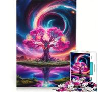 Puzzle per adulti da 1000 pezzi: Albero Cosmico dell'Infinito, gioco rilassante, ideale per passare il tempo durante le vacanze, un regalo perfetto per gli appassionati di videogiochi 50x75cm