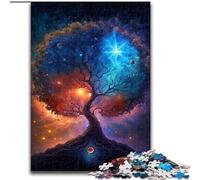 Puzzle per adulti da 1000 pezzi Albero della saggezza, rompicapo per decorazioni murali, regali unici per compleanno e Natale per bambini dai 14 anni (dimensioni 50x75cm)