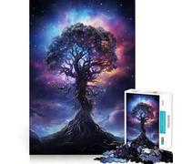 Puzzle per adulti da 1000 pezzi, Albero della Vita, con incastri fluidi, divertente gioco di concentrazione mentale, gioco casual, regalo di compleanno (38x26cm)