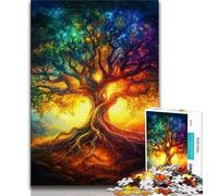 Puzzle per adulti da 1000 pezzi Albero della vita, giocattolo educativo intellettuale decomprimente, ideale come regalo per tutta la famiglia (75x50cm)