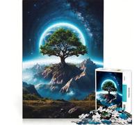 Puzzle per adulti da 1000 pezzi "Albero marziano" gioco pratico difficile e stimolante ideale come regalo per tutta la famiglia 50x75cm