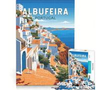 Puzzle per adulti da 1000 pezzi "Albufeira ti aspetta", gioco educativo, decorazione per la casa, per rafforzare l'amore tra le coppie 38x26cm