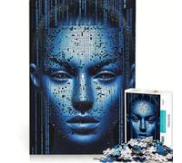 Puzzle per adulti da 1000 pezzi, algoritmo di bellezza, gioco rilassante, difficile, lista dei desideri con Babbo Natale 50x75cm