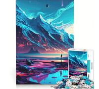 Puzzle per adulti da 1000 pezzi "Alla ricerca della luce" gioco rilassante attività divertenti da fare in casa per rafforzare l'amore tra le coppie 38x26cm