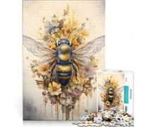 Puzzle per adulti da 1000 pezzi: Alla scoperta di api, fiori e miele, gioco rompicapo, sfida impegnativa, regalo per amici e familiari 38x26cm