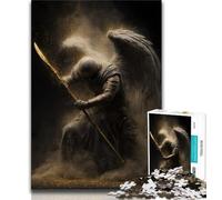 Puzzle per adulti da 1000 pezzi, angelo cavaliere, sfida difficile antistress, ogni pezzo è unico, gioco divertente e stimolante per tutta la famiglia, 38x26cm