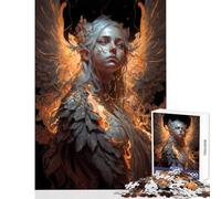 Puzzle per adulti da 1000 pezzi Angelo delle tenebre Giocattolo educativo Ottimi regali e giocattoli Gioco educativo Adatto per la decorazione della scrivania Dimensioni 50x75cm