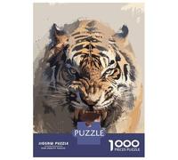 Puzzle Per Adulti Da 1000 Pezzi Angry Tiger Puzzle Per Adulti Giochi Rilassanti Difficili Ottimo Regalo Per I Giocatori 70x50cm/1000pcs