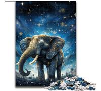 Puzzle per adulti da 1000 pezzi, animali fantastici, elefante, puzzle impegnativi, dimensioni 26x38cm, rompicapo e decorazione per la casa, regalo perfetto per le feste.