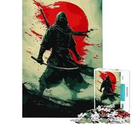 Puzzle per adulti da 1000 pezzi anime ninja giapponese verde gioco intellettuale rilassante corsa di velocità manuale ottimo regalo per gli amanti dei giochi (dimensioni 75x50cm)