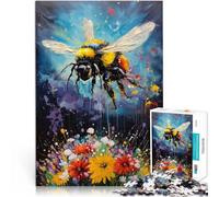 Puzzle per adulti da 1000 pezzi ape d'arte Fatto di carta,per età pari o superiore a 14 anni Giocattoli per l'intrattenimento in famiglia Decorazioni e regali unici per la casa。misurare:26x38cm
