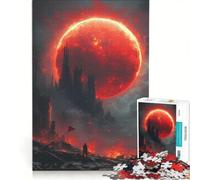 Puzzle per adulti da 1000 pezzi "Apocalisse della Luna Rossa" gioco pratico taglio di precisione regalo di compleanno e unico 50x75cm