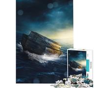 Puzzle per adulti da 1000 pezzi "Apocalisse Tempesta" - Gioco educativo sfida relax un'opera d'arte regalo per donne e uomini (dimensioni 38x26cm)