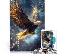 Puzzle per adulti da 1000 pezzi Aquila Celeste Cosmica Fatto di legno per età pari o superiore a 14 anni Opera d'arte Regali difficili per donne e uomini misurare:50x75cm