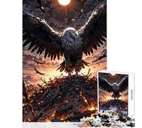Puzzle per adulti da 1000 pezzi,aquila di fuoco rinata,decorazioni per la casa,giocattoli,idee regalo,gioco rompicapo,migliora l'amore tra coppie,dimensioni 38x26cm