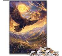 Puzzle per adulti da 1000 pezzi, aquila volante, gioco per adulti, regalo per famiglie, gioco interattivo, sfida mentale, 50x75cm