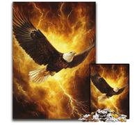Puzzle per adulti da 1000 pezzi, aquila volante, per età 14+, sfida educativa, attività divertenti a casa, regali di compleanno, regali di viaggio 50X75CM