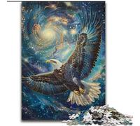 Puzzle per adulti da 1000 pezzi, aquila volante, rompicapo impegnativo, attività per famiglie, decorazione per la casa, regalo di Natale 50X75cm