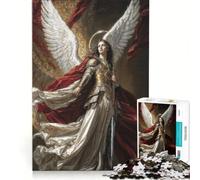Puzzle per adulti da 1000 pezzi: Arcangelo Michele, Arconte del Fuoco Sacro, giochi per famiglie, analisi e logica, regalo per amici e familiari 38x52cm
