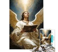 Puzzle per adulti da 1000 pezzi Arcangelo Uriel nella Luce Divina Gioco Impossibile Giocattolo Educativo Regalo di Compleanno Taglio di Precisione (Dimensioni 50x75cm)