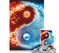 Puzzle per adulti da 1000 pezzi "Armonia Elementale", gioco educativo, per divertimento in famiglia, ideale come regalo per tutta la famiglia 50x75cm