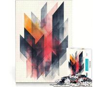Puzzle per adulti da 1000 pezzi, arte geometrica astratta, gioco rompicapo, difficile, ideale come regalo per tutta la famiglia 38x52cm