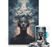 Puzzle per adulti da 1000 pezzi "Ascolta la tempesta" gioco interattivo interazione genitore-figlio ideale come regalo per tutta la famiglia 38x52cm