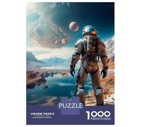 Puzzle Per Adulti Da 1000 Pezzi Astro Naut Puzzle Per Adolescenti Gioco Rompicapo Decorazione Da Parete Offerta Come Regalo Per Tutta La Famiglia 52x38cm/1000pcs