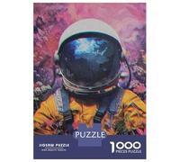 Puzzle Per Adulti Da 1000 Pezzi Astronaut Retro Puzzle Per Adulti Gioco Pratico Assemblaggio Del Modello Difficile Da Completare 70x50cm/1000pcs