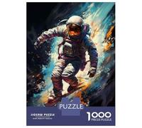 Puzzle Per Adulti Da 1000 Pezzi Astronaut Spacewalk Art Print-1 Puzzle Per Adulti Gioco Pratico Decorazione Perfetta Attività Divertenti A Casa 38x26cm/1000pcs