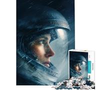 Puzzle per adulti da 1000 pezzi: Astronauta in una bufera di neve Un gioco fai-da-te da 1000 pezzi un'opera d'arte un gioco stimolante e divertente per tutta la famiglia (38x26cm)