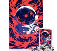 Puzzle per adulti da 1000 pezzi Astronauta nello spazio Giocattoli antistress Regali di Babbo Natale segreto Giochi educativi Aiuta a esercitare il cervello Dimensioni 50x75cm